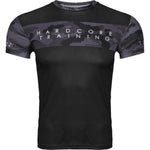 Hardcore Training Hexagon Camo Training T-Shirt Men's Black Grey