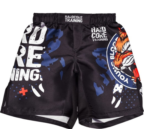 Hardcore Training Kids Boxing Shorts Tiger Fury