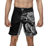 Raven Fightwear Fight Shorts Men's Thor Red Yellow Grey