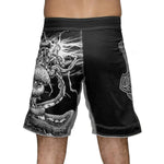 Raven Fightwear Fight Shorts Men's Thor Red Yellow Grey