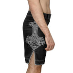 Raven Fightwear Fight Shorts Men's Thor Red Yellow Grey