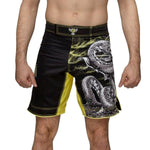 Raven Fightwear Fight Shorts Men's Thor Red Yellow Grey