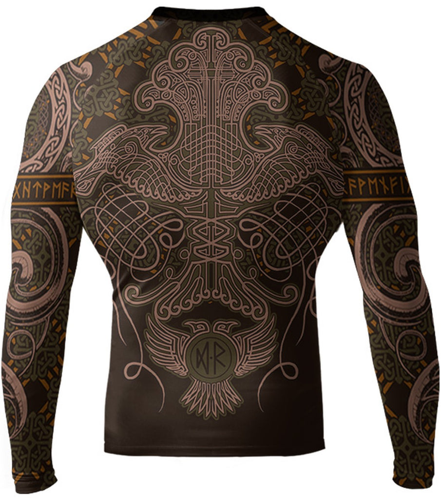 Hardcore Training Nordic Rash Guard Men Compressieshirt Lange Kort Mouw Hardcore Training Nordic Rash Guard Men Compressieshirt Lange Kort Mouw
